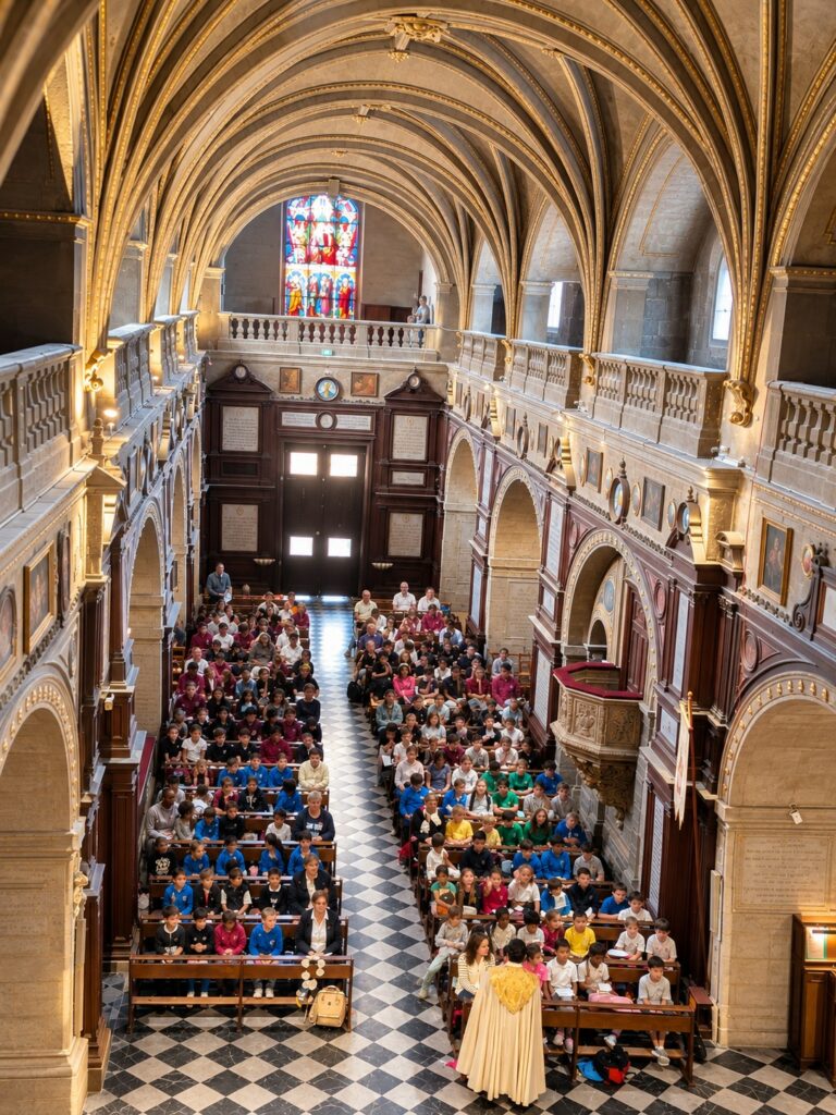 Célébration dans la basilique Notre-Dame de Verdelais